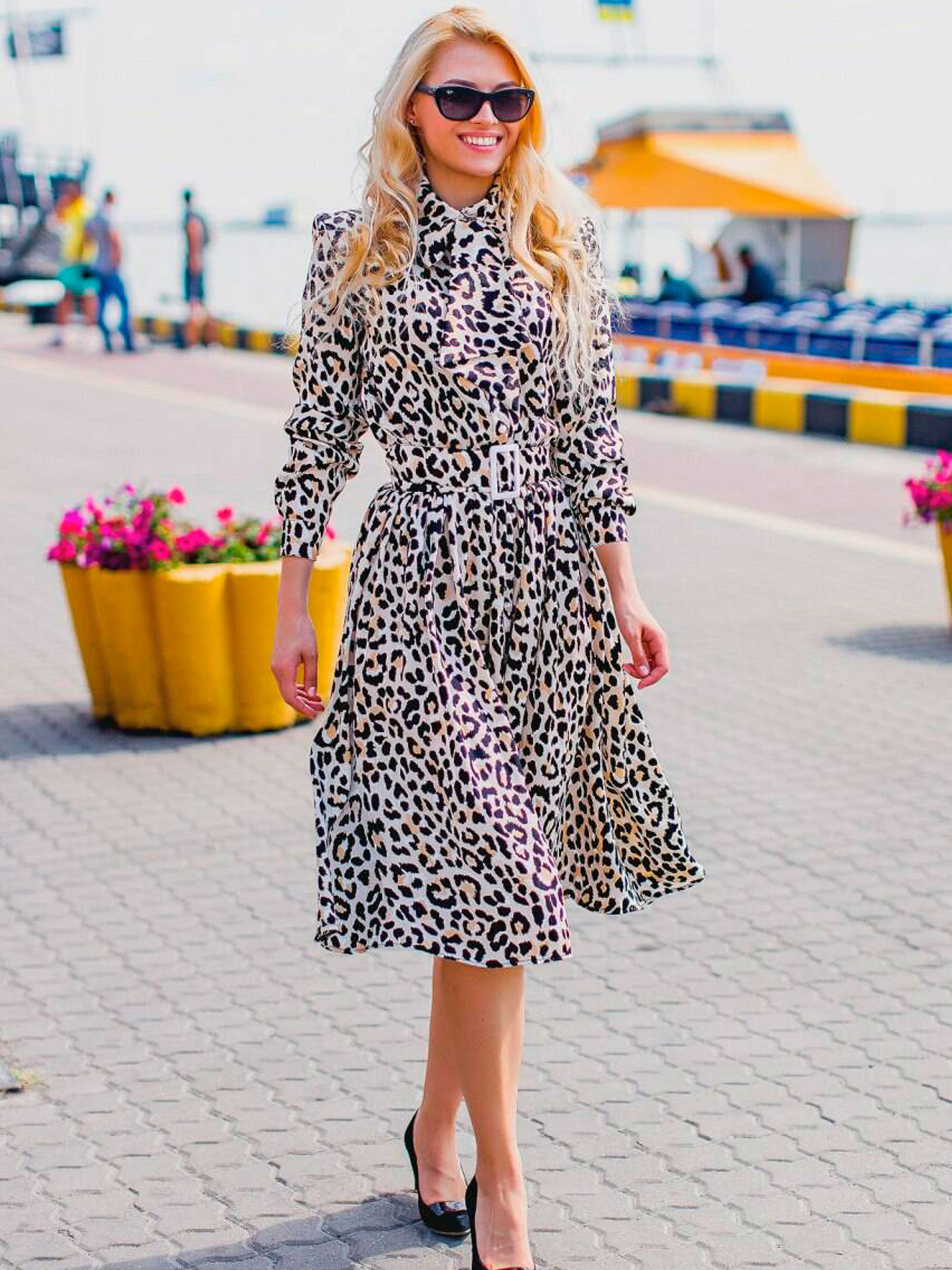 Платья Milirud модель mil302-leopard Фото