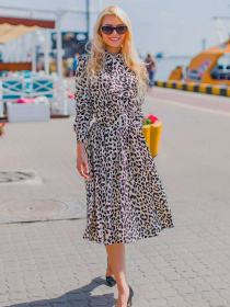 Платья Milirud модель mil302-leopard Фото