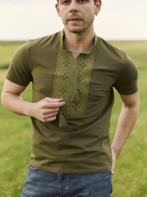 Вишиванки Folk Moda модель fm3053-hak Фото