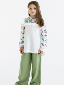 Вышиванки Folk Moda модель fm3040-blij Фото