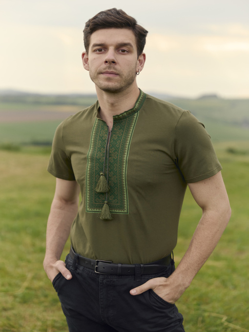 Вышиванки Folk Moda модель fm3048-hak Фото
