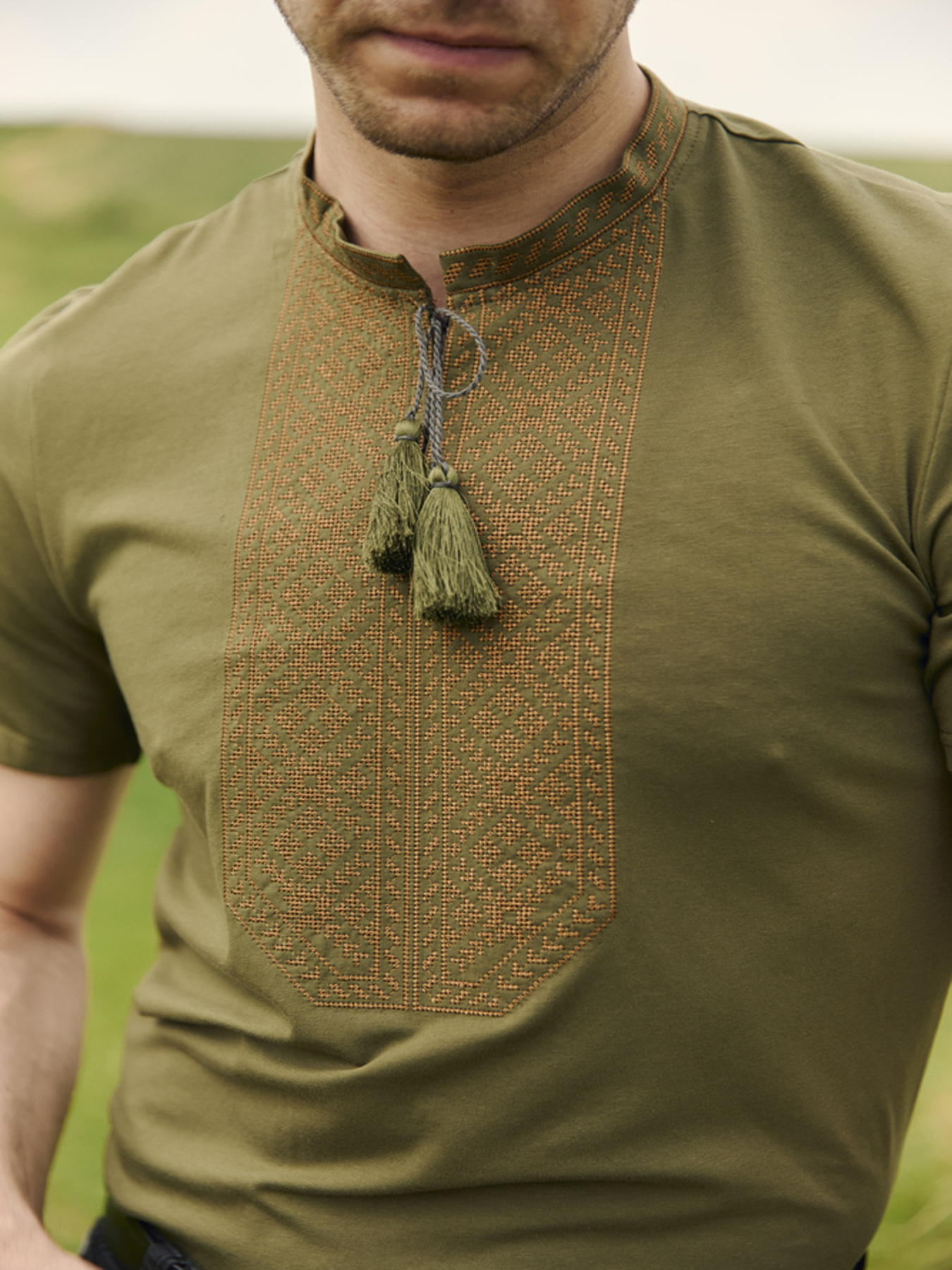 Вишиванки Folk Moda модель fm3049-hak Фото