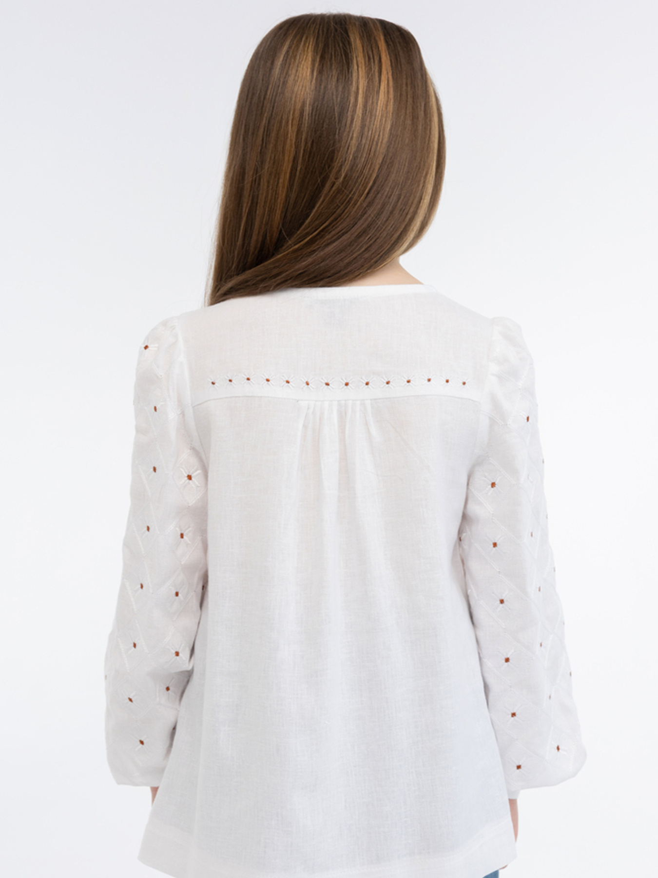 Вышиванки Folk Moda модель fm3033-blij Фото