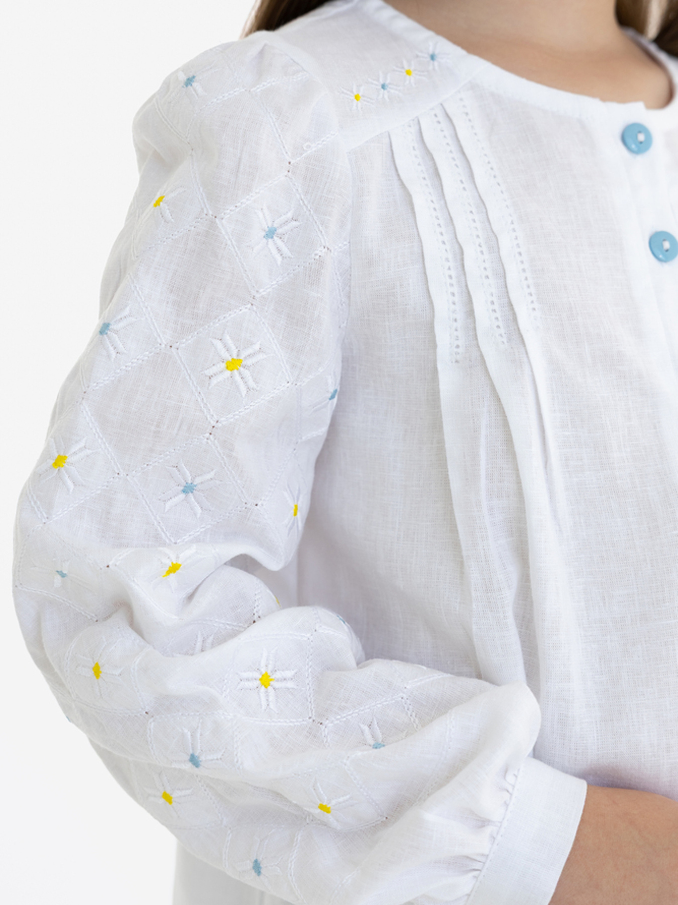 Вышиванки Folk Moda модель fm3034-blij Фото