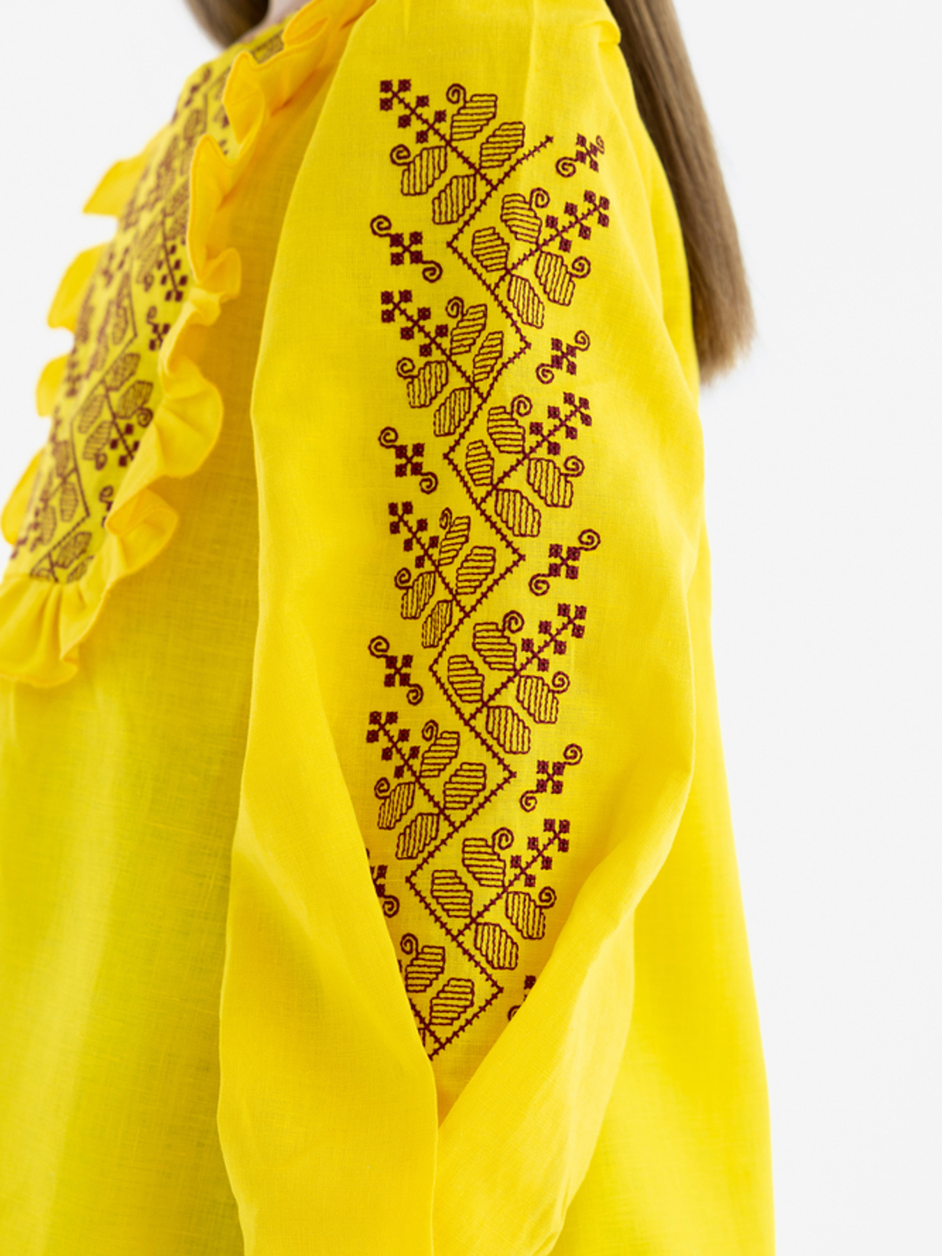 Вышиванки Folk Moda модель fm3027-zhovtij Вышиванки Folk Moda модель fm3027-zhovtij Фото