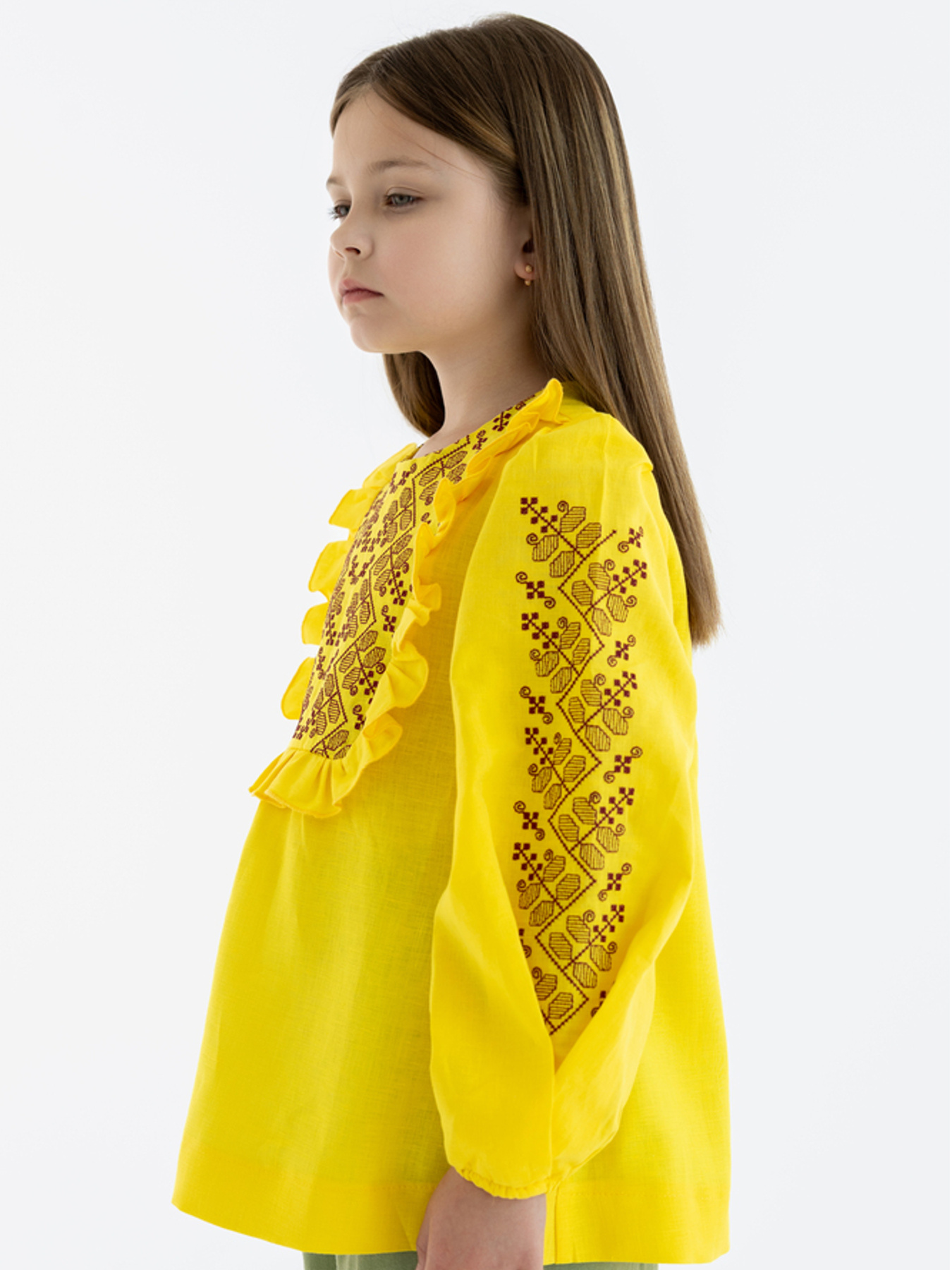 Вышиванки Folk Moda модель fm3027-zhovtij Вышиванки Folk Moda модель fm3027-zhovtij Фото