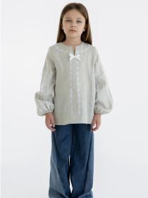 Вышиванки Folk Moda модель fm3032-bezheviij Фото