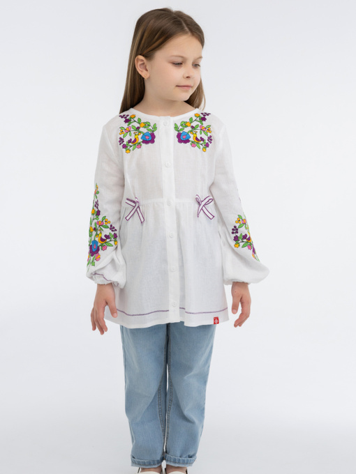 Вышиванки Folk Moda модель fm3022-blij Фото