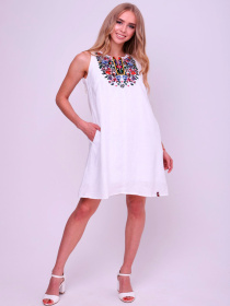 Вишиванки Folk Moda модель fm3017-blij Фото
