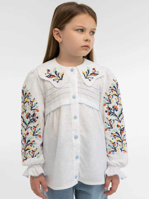 Вышиванки Folk Moda модель fm3021-blij Фото