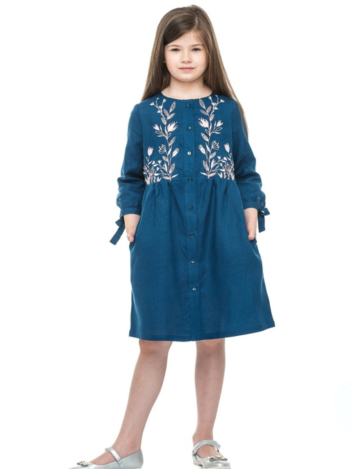 Вышиванки Folk Moda модель fm3003-lazurno-sinj Фото