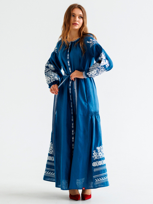 Вышиванки Folk Moda модель fm2926-sinj Фото