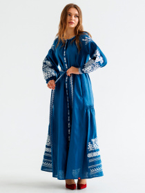 Вышиванки Folk Moda модель fm2926-sinj Фото