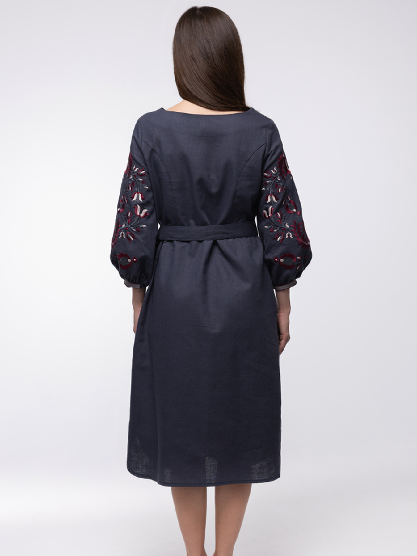 Вишиванки Folk Moda модель fm2865-antracit Фото