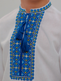 Вишиванки Folk Moda модель fm2873-blij Фото