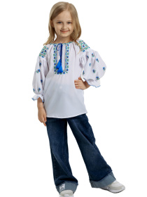Вишиванки Folk Moda модель fm2859-blij Фото