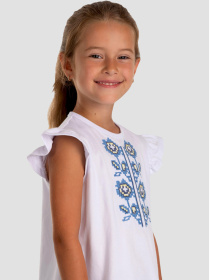 Вишиванки Folk Moda модель fm2861-blij Фото