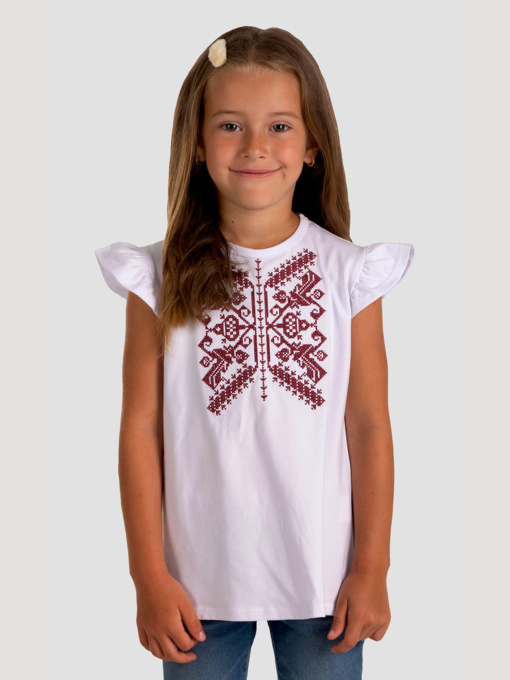 Вишиванки Folk Moda модель fm2862-blij Фото