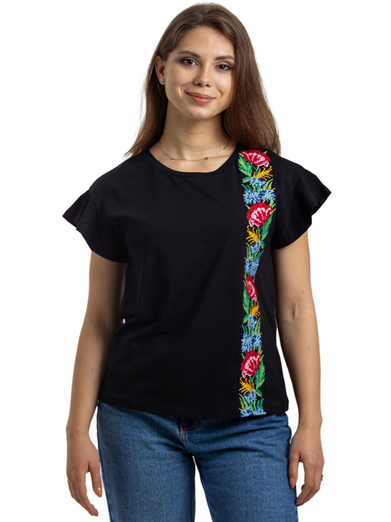 Вышиванки Folk Moda модель fm2863-chornij Фото