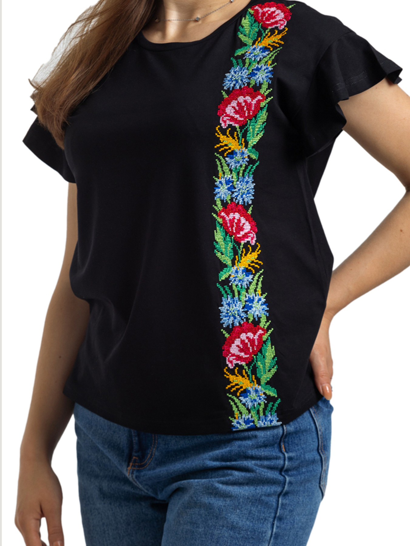 Вышиванки Folk Moda модель fm2863-chornij Фото