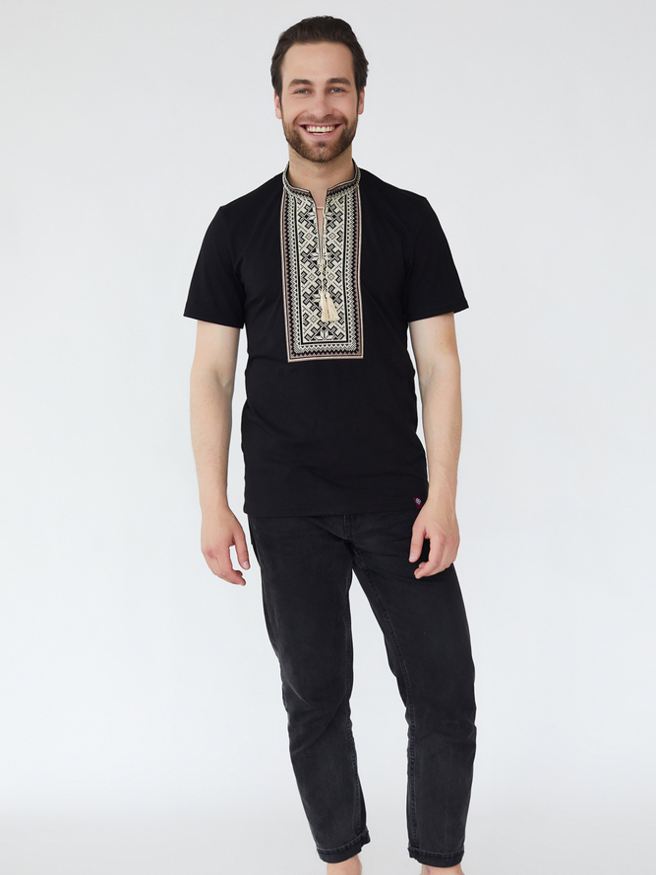 Вышиванки Folk Moda модель fm2823-chornij Фото