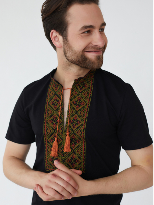 Вышиванки Folk Moda модель fm2826-chornij Фото