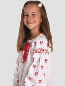 Вишиванки Folk Moda модель fm2817-blij Фото