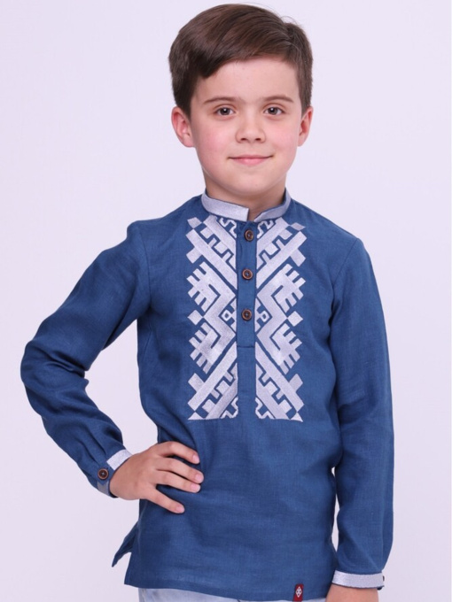 Вышиванки Folk Moda модель fm2820-sinj Фото