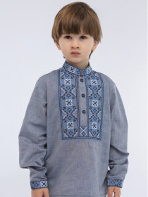 Вишиванки Folk Moda модель fm2800-sinj Фото