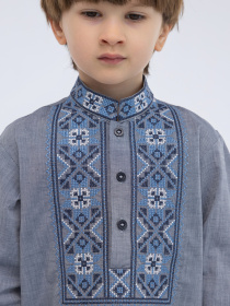 Вишиванки Folk Moda модель fm2800-sinj Фото