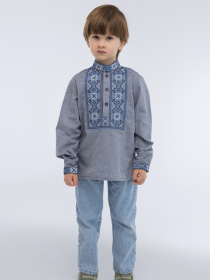 Вышиванки Folk Moda модель fm2800-sinj Фото