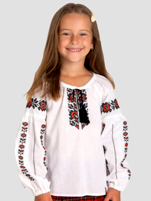 Вишиванки Folk Moda модель fm2814-blij Фото