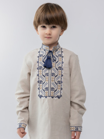 Вишиванки Folk Moda модель fm2714-srij Фото