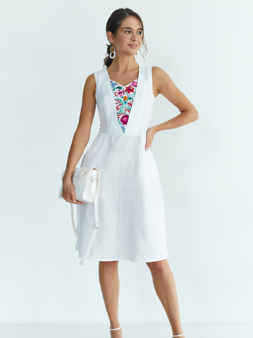 Вышиванки Folk Moda модель fm2719-blij Фото