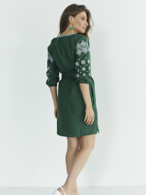 Вишиванки Folk Moda модель fm2585-zelenij Фото