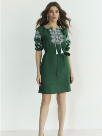 Вышиванки Folk Moda модель fm2585-zelenij Фото