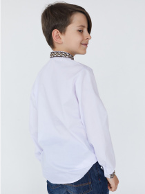 Вишиванки Folk Moda модель fm2508-blij Фото