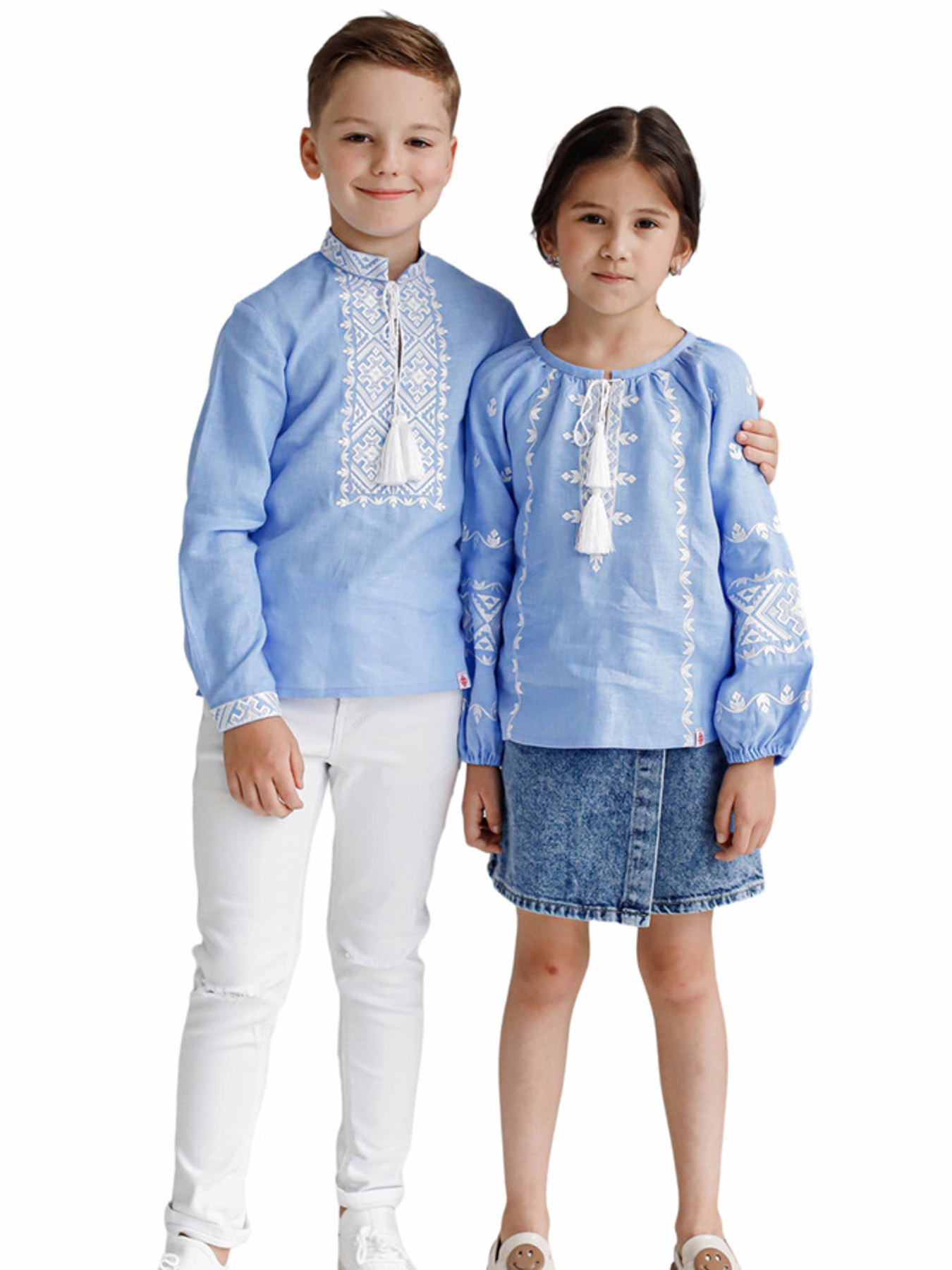 Вишиванки Folk Moda модель fm2513-blakitnij Фото