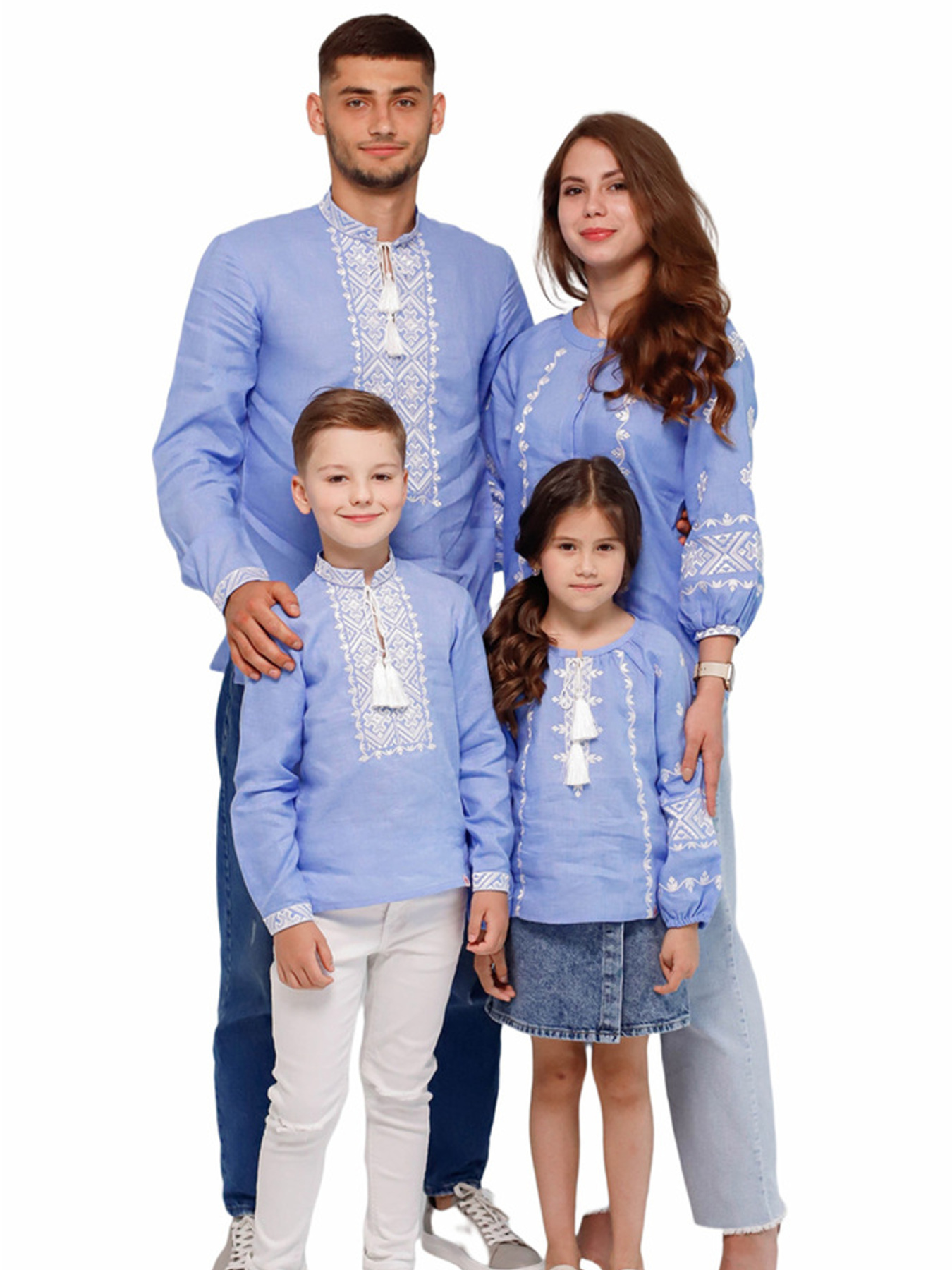 Вишиванки Folk Moda модель fm2513-blakitnij Фото