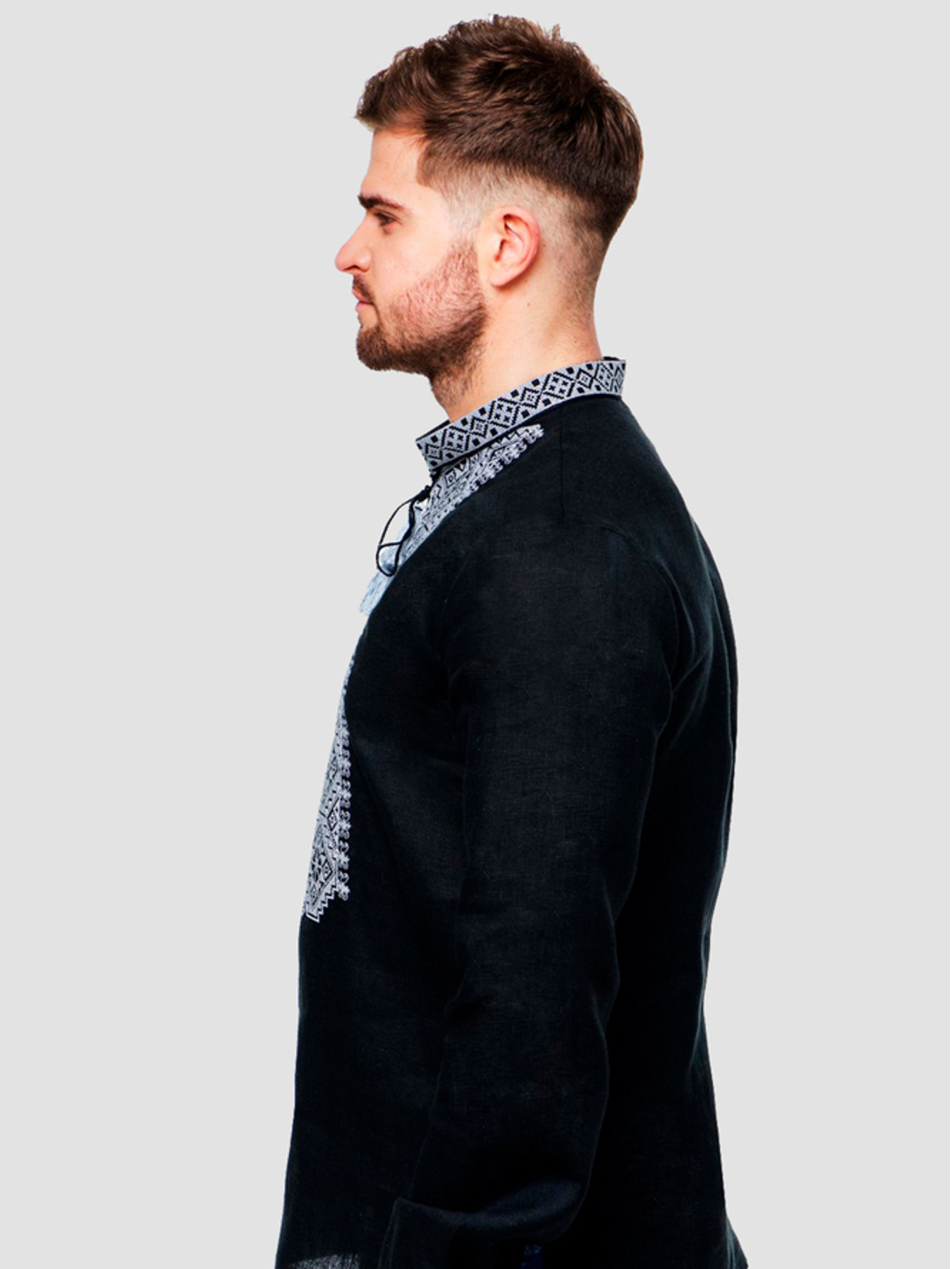 Вишиванки Folk Moda модель fm2153-chornij Фото