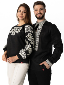 Вишиванки Folk Moda модель fm2140-chornij Фото