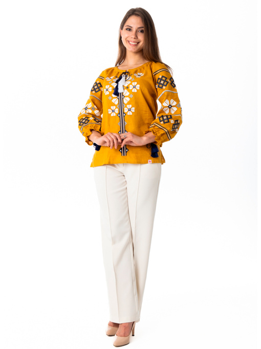 Вышиванки Folk Moda модель fm2143-grchichnij Фото