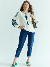 Вышиванки Folk Moda модель fm2145-molochnij Фото