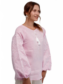 Вишиванки Folk Moda модель fm2148-bldo-rozhevij Фото