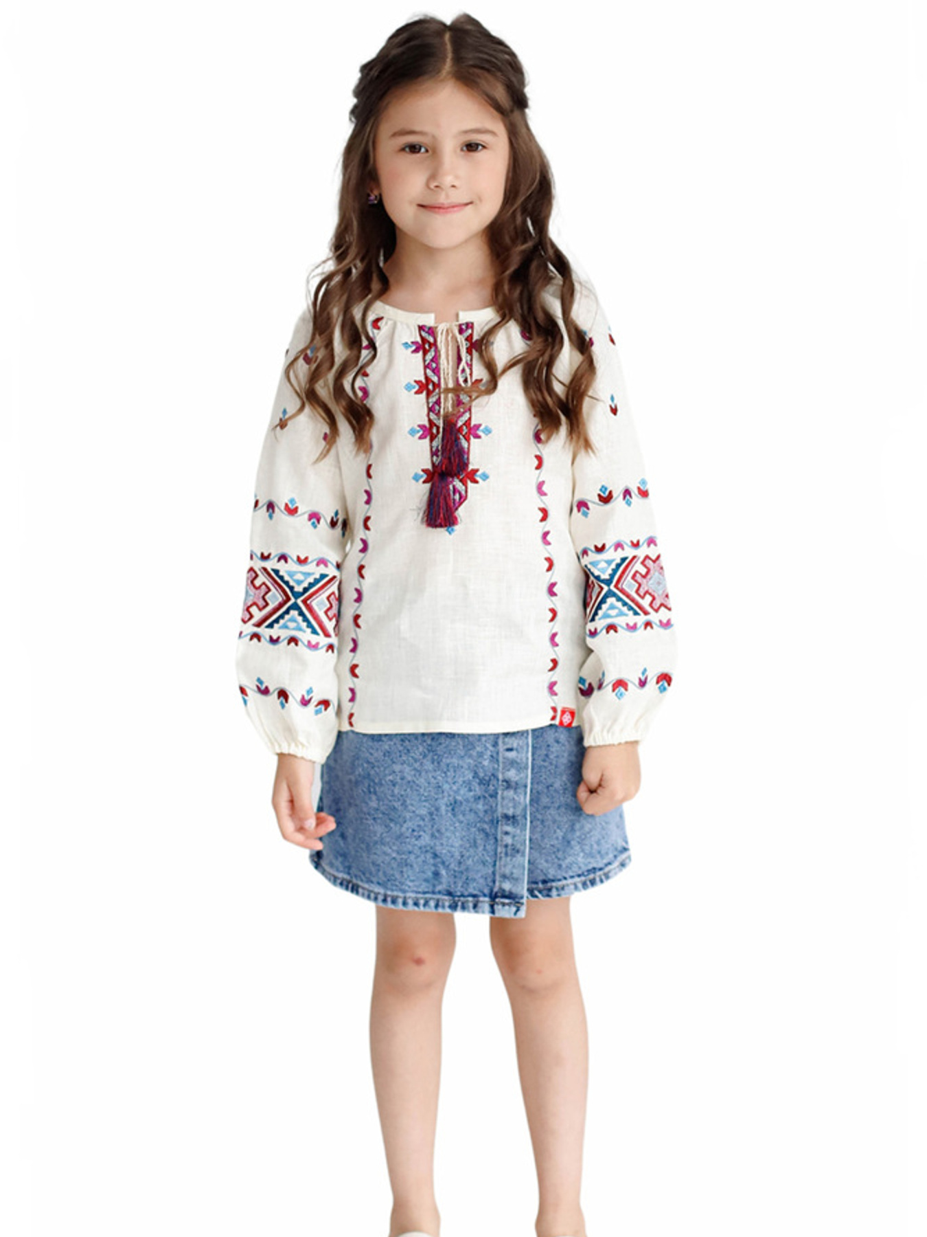 Вишиванки Folk Moda модель fm2090-vershkovij Фото