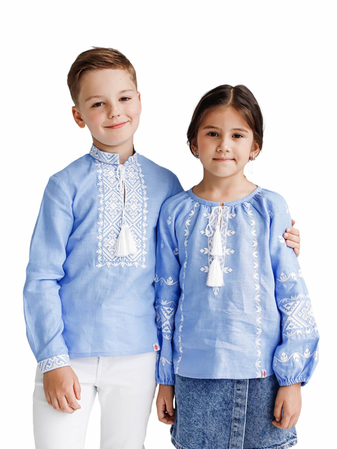Вишиванки Folk Moda модель fm2091-blakitnij Фото