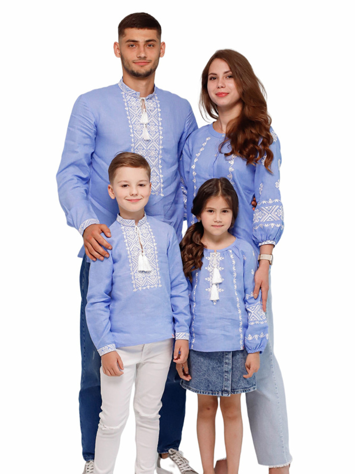 Вишиванки Folk Moda модель fm2091-blakitnij Фото