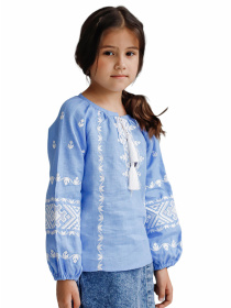 Вишиванки Folk Moda модель fm2091-blakitnij Фото