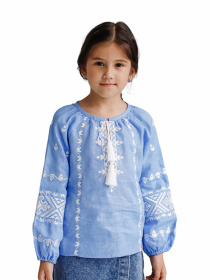 Вишиванки Folk Moda модель fm2091-blakitnij Фото