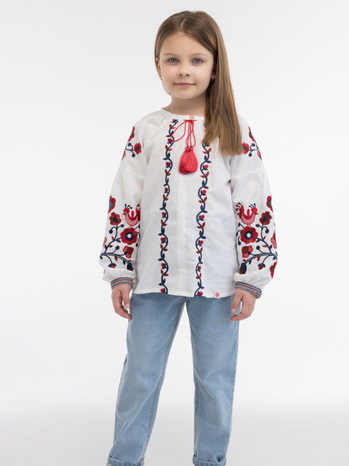 Вышиванки Folk Moda модель fm2133-blij Фото